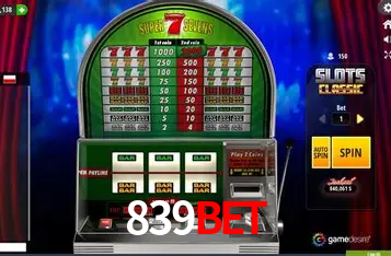 839bet Certificado eCOGRA